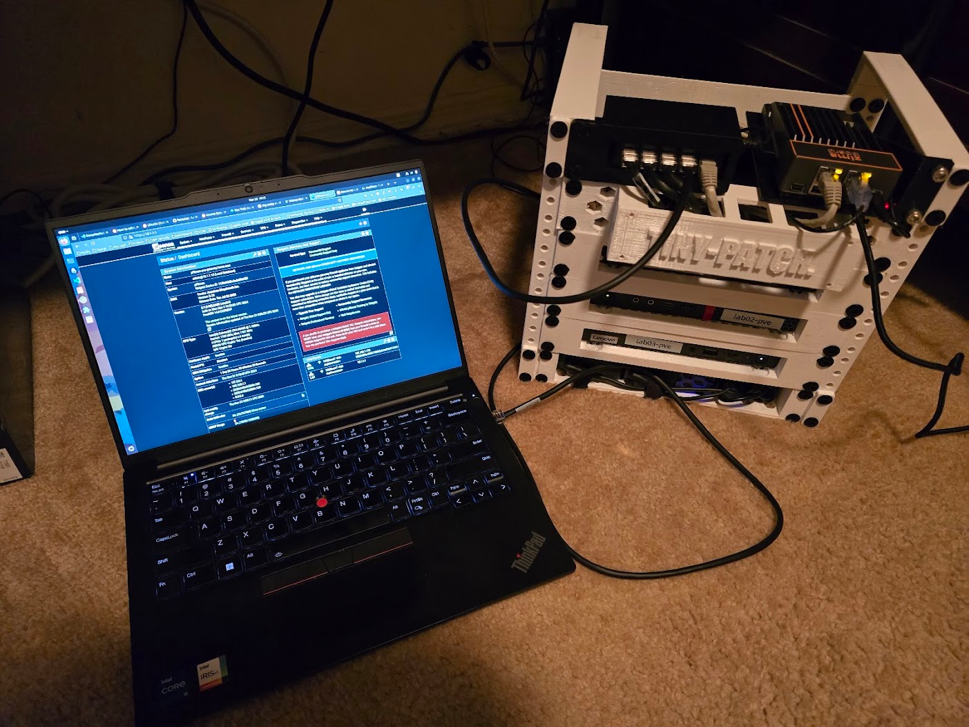 Completed Rack
