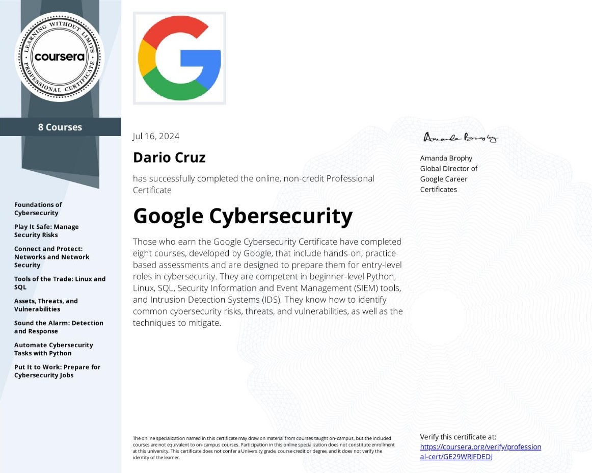 dariocru-Google-Cyber-Cert